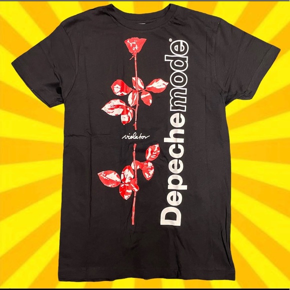 Depeche Mode T Shirt Violator Band Logo nieuw Officieel Unisex Zwart M